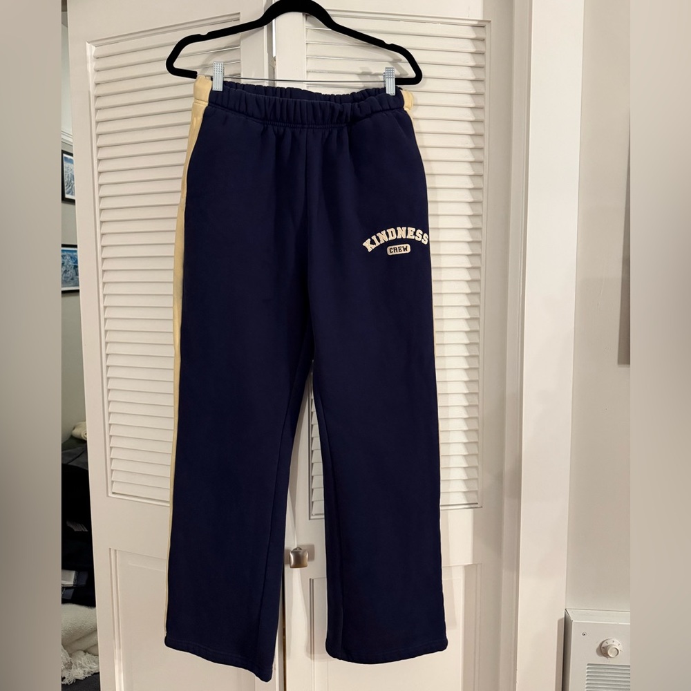 Mayfair Group Kindness Crew Wide Leg Sweatpants | Size: M/L